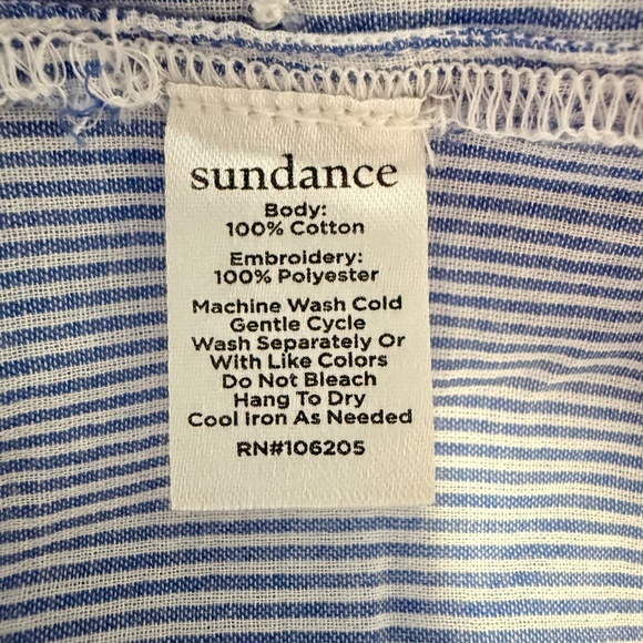 Sundance Sleeveless Embroidered Tank Top Size XL - Picture 8 of 8